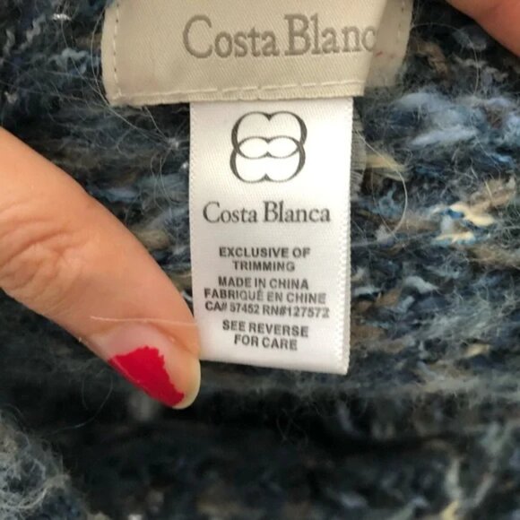 Blue Infinity Scarf - Picture 3 of 3